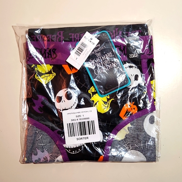 ❤️NWT VINTAGE TORRID PANTY NIGHTMARE BEFORE CHRISTMAS OGGIE JACK HALLOWEEN - Picture 4 of 16
